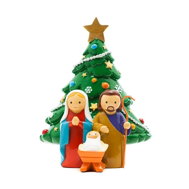 Sagrada Família com Árvore de Natal