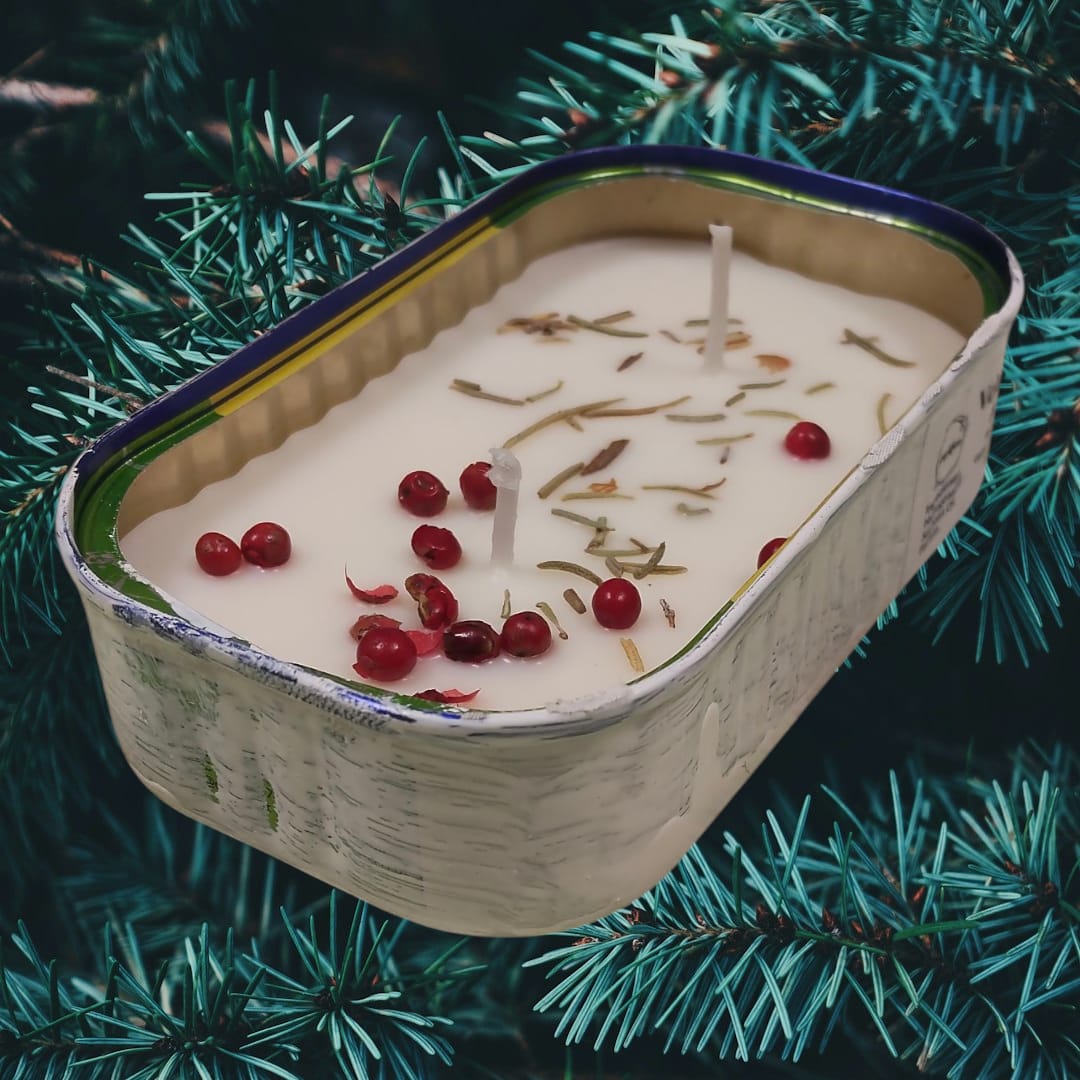 Bougie aromatique à la cire de soja - Boîte de conservation artisanale – Image 2