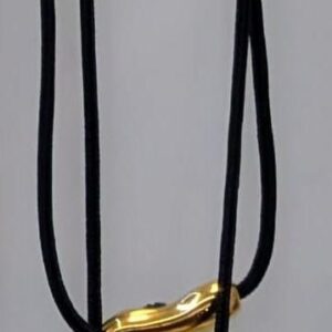 Joyas de acero dorado Collar Agata