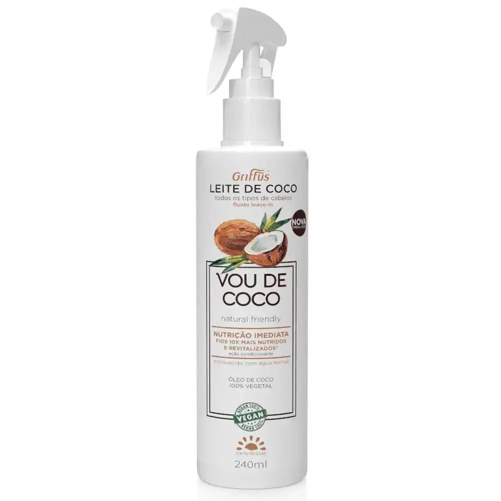 Leche de coco sin aclarado (1A-4C) VOU DE COCO 240 ml