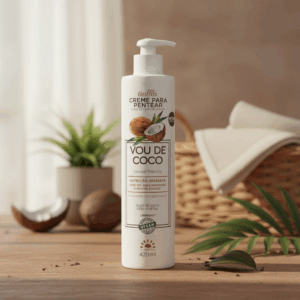 Creme para Pentear (1A–4C) Vou de Coco 420 ml