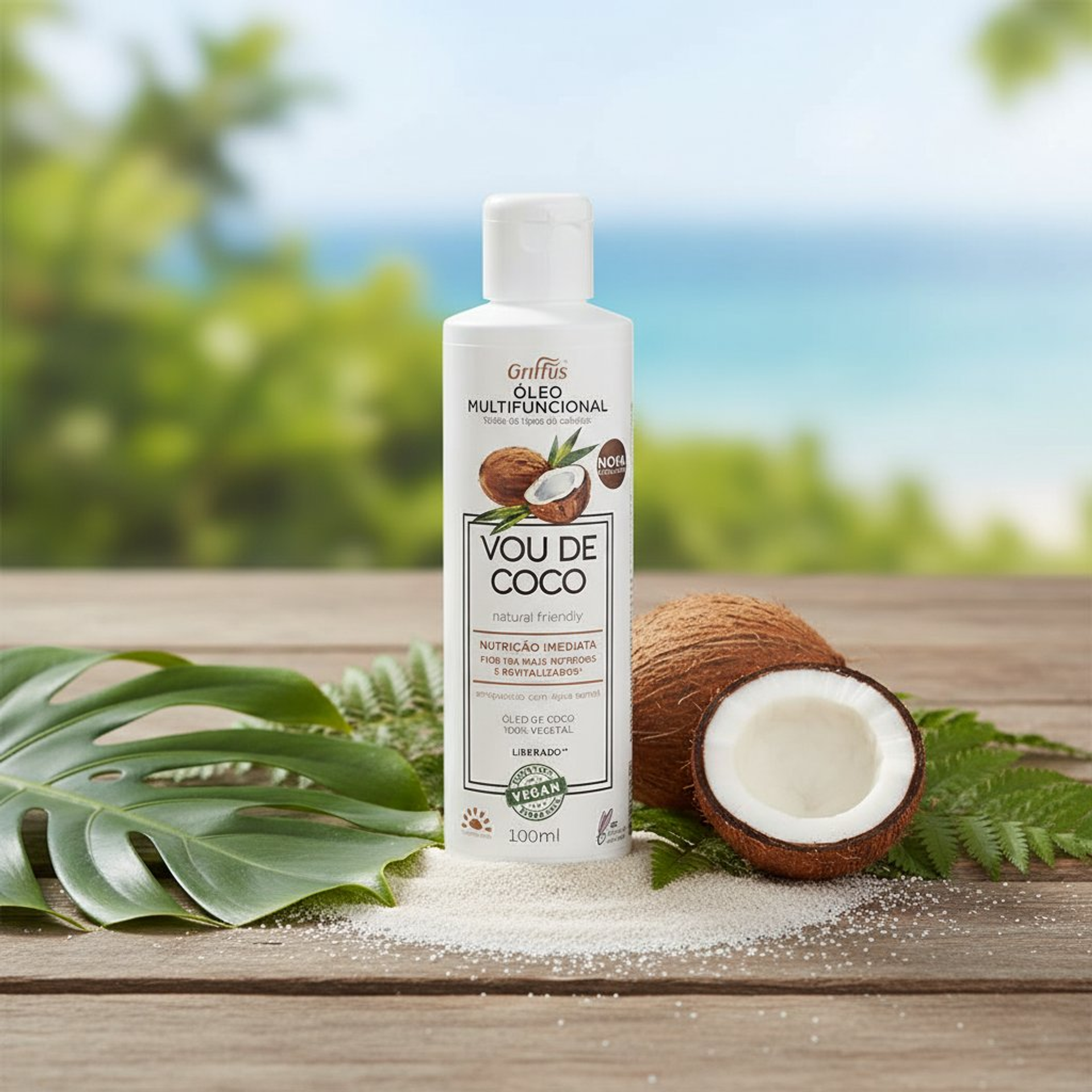 Óleo de Coco Multifuncional (1A–4C) Vou de Coco 100 ml