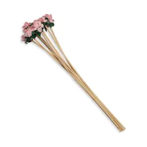 VARETAS MINI FLORES ROSAS