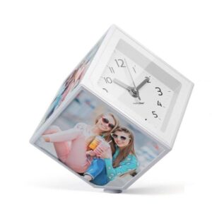 Cubo Acrílico C/ Relogio