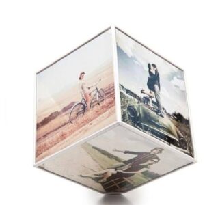 Cubo Acrílico rotativo 10x10