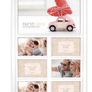 Moldura de plástico Benidorm, branca