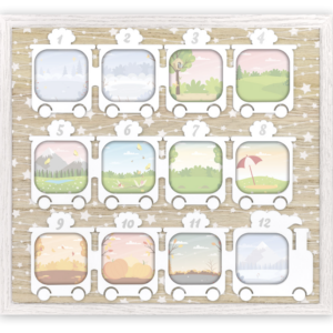 Porta-retratos ZEP Baby 12 Meses Darrel 25x23 cm