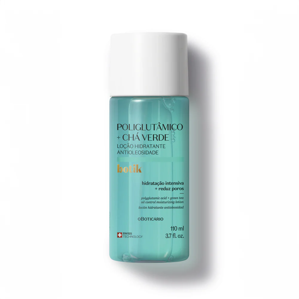 BOTICARIO Loción Hidratante Antigrasa Poliglutámico + Té Verde Botik, 110ml - Imagen 4