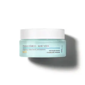 BOTICÁRIO Acqua Gel Hidratante Antissinais Poliglutâmico + Aloe Vera Botik, 50g