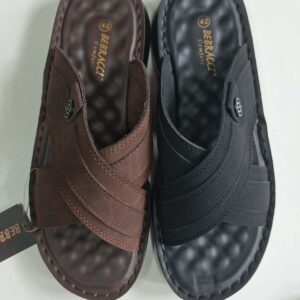 Sandália Preta e Castanha