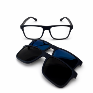 Armação Emporio Armani com Clip