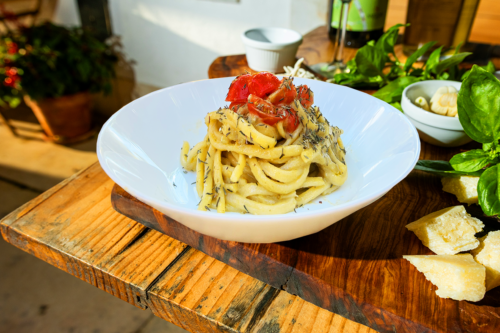 LINGUINE ALLA CREMA DI MELANZANE BIO