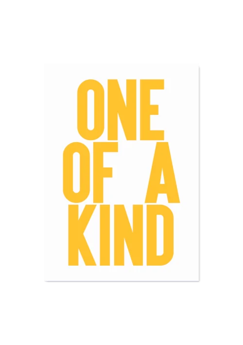 One of a Kind / Orange