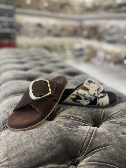 Sandália rasa aberta