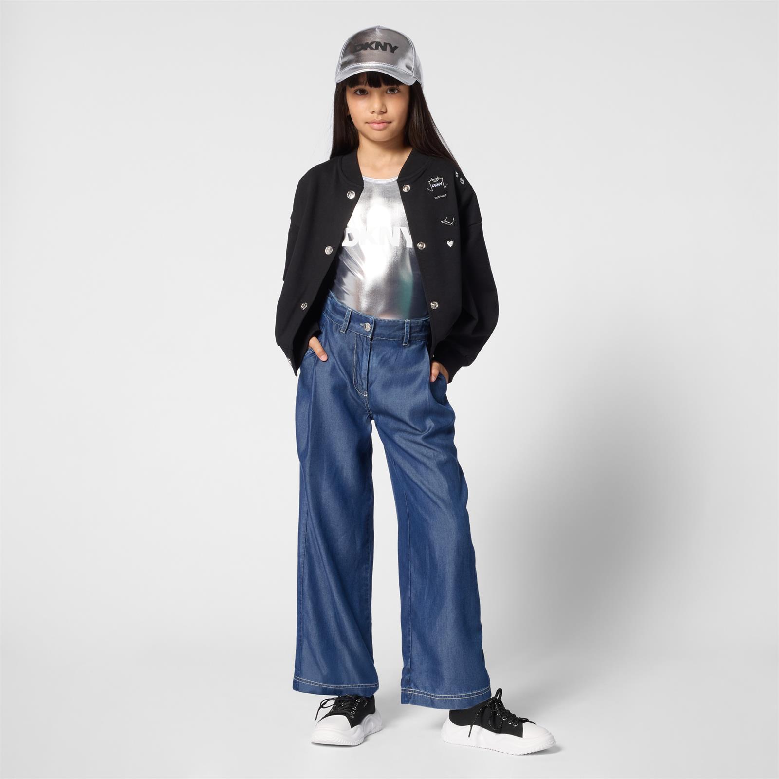 Calça pantalona ganga DKNY menina - Image 5