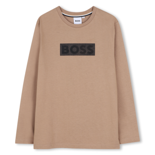 T-shirt manga comprida BOSS menino