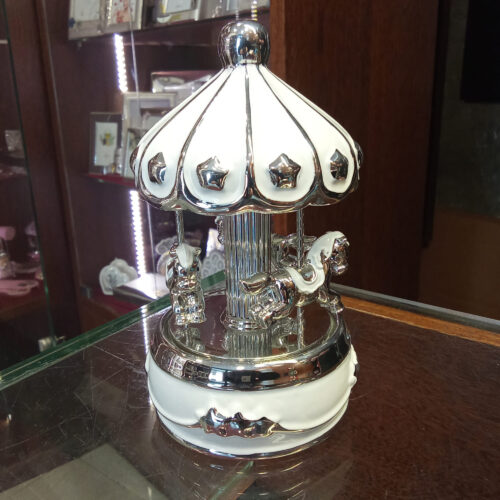 Carrossel Musical em Prata