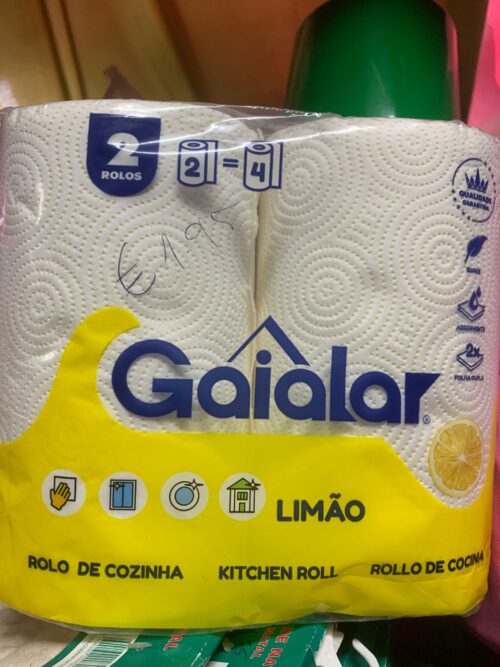 Pack 2 Rolos de Cozinha Gaialar - Aroma Limão