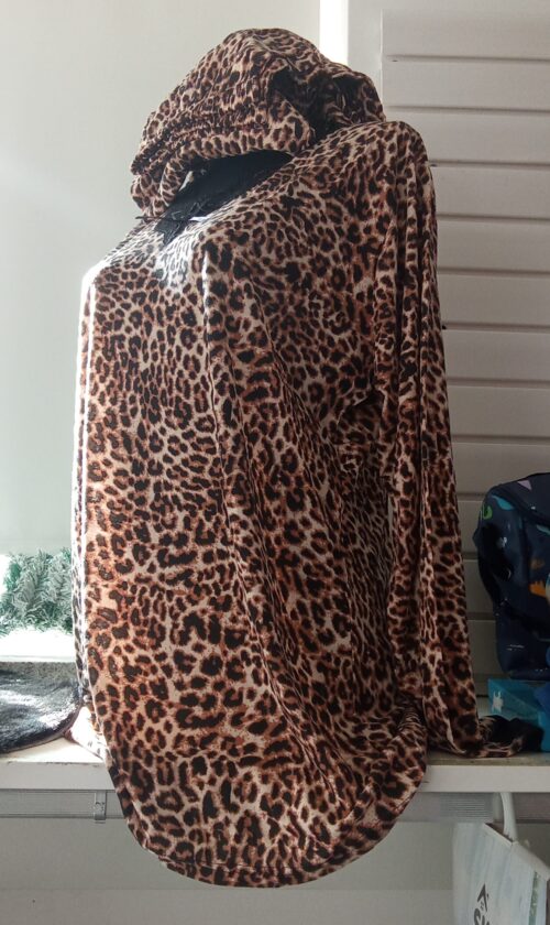 Pijama de Inverno Confortável - Padrão Animal Print Leopardo