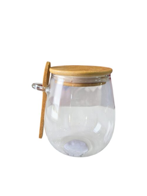 Pote de Vidro com Tampa e Colher