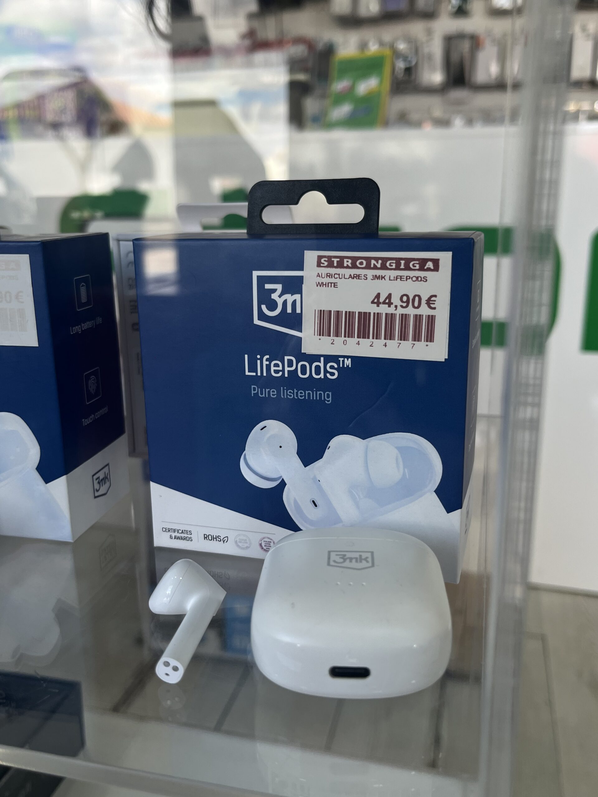 3mk Lifepods White Earphones