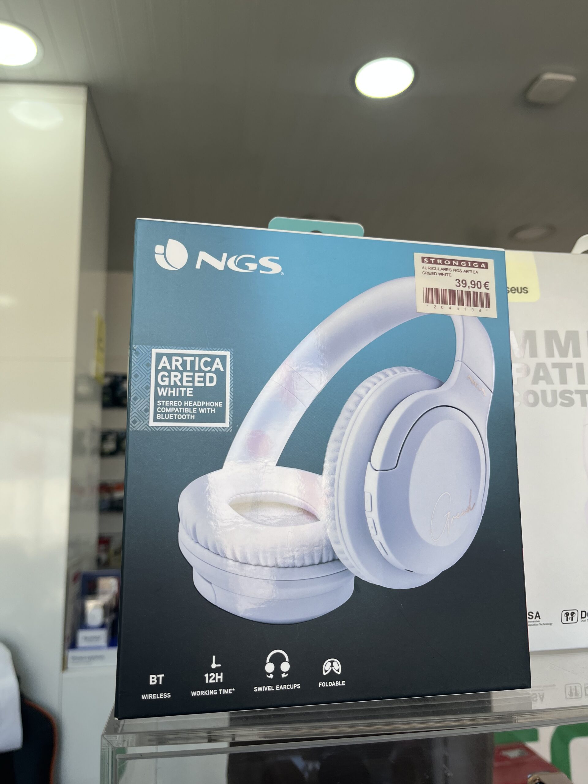 NGS Artica Greed White Earphones