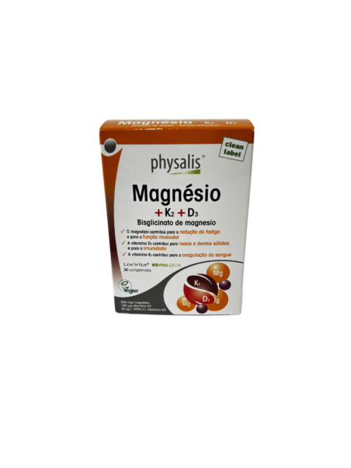 Magnésio + Vitamina K2 + Vitamina D3