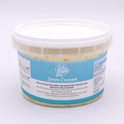 Creme crocante de limão