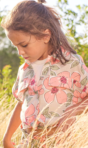 Blusa estampada com top