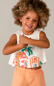 Conjunto T-shirt e calção