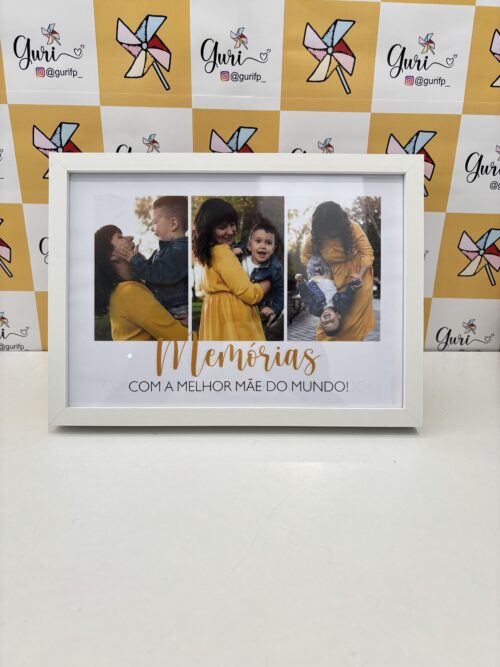 Moldura A4 com foto ou fotomontagem