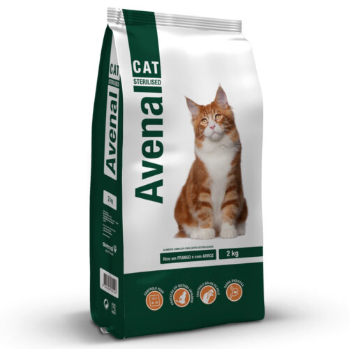 Ração p/ Gato Avenal Cat Sterilised 2kg
