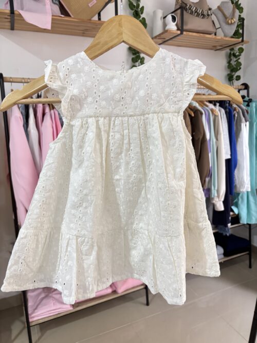 Vestido branco ZY (18/24m)