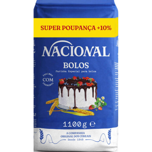 Farinha de Trigo para Bolos com Fermento Nacional 1kg + 10%
