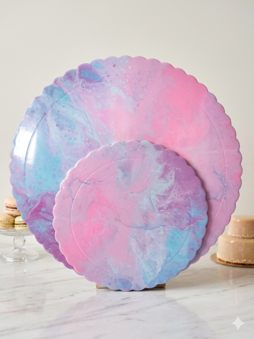 Bases bolos coloridas e resistentes