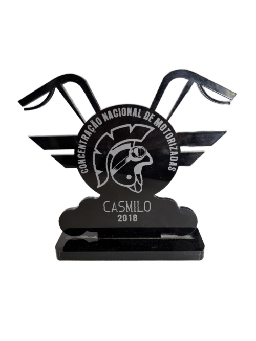 Troféu em acrílico com gravação a Laser