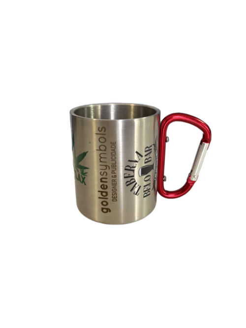 Caneca em alumínio 0.20 Cl com gravação em UV