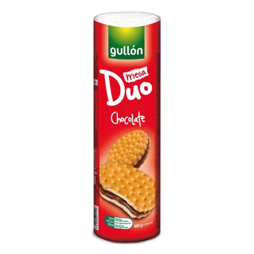 Bolachas Recheadas com Chocolate Mega Duo Gullón