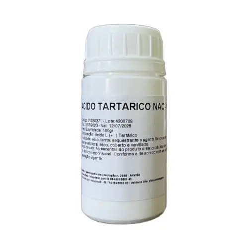 Ácido Tartárico 125g