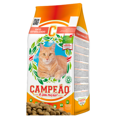 Ração p/ Gato Esterilizado Campeão 4kg