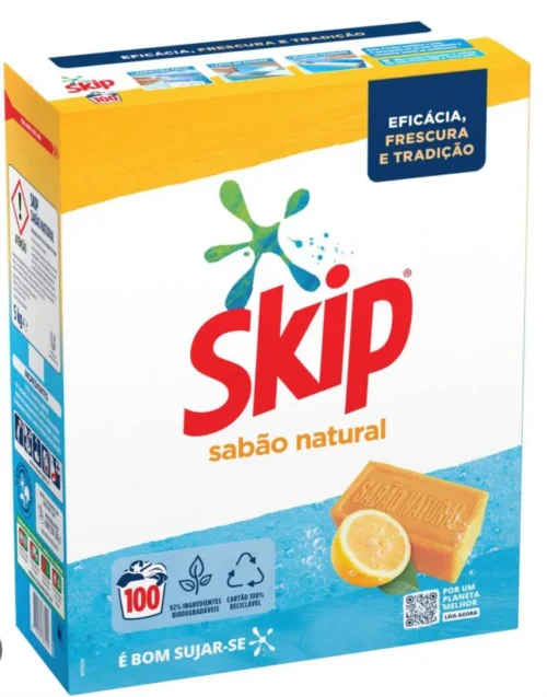 Detergente p/ Roupa Skip Sabão Natural 100D