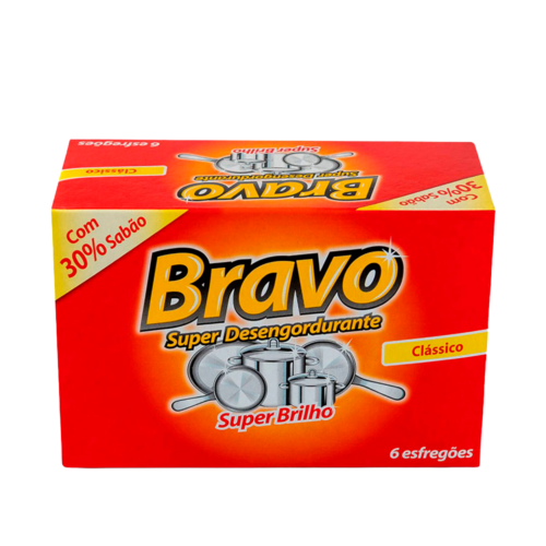 Esfregão Bravo 6un