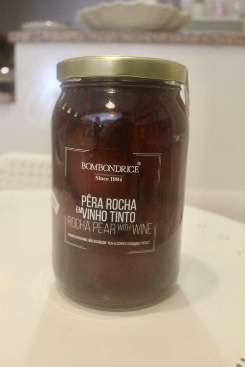 Bombondrice - Pêra Rocha em Vinho Tinto