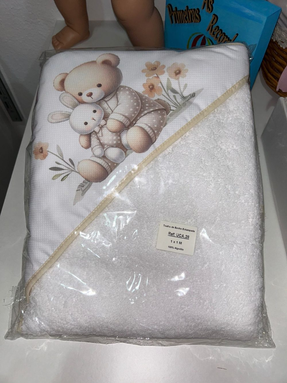 Toalha de Banho com Estampagem de Ursinho - Image 4