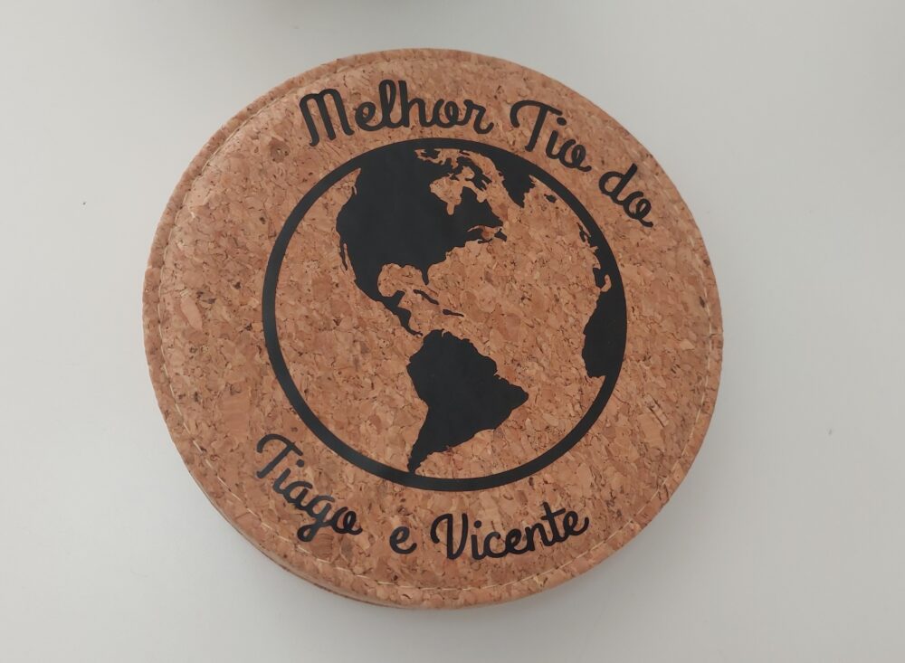 Set de Vino en Caja de Corcho