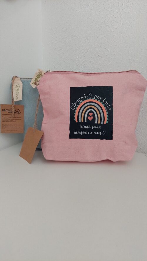 Cotton Pouch with Illustration