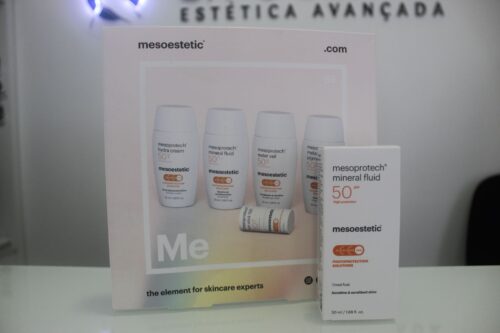Mesoesthetic - Protetor solar com SPF 50+ para peles sensíveis