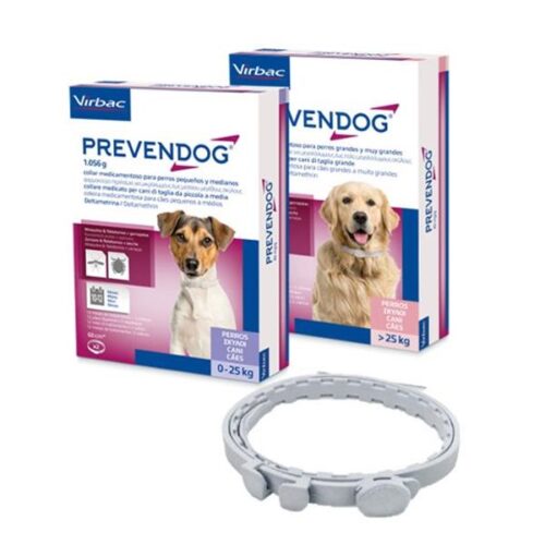 Prevendog Collar medicamentoso para perros 0–25 kg 60 cm