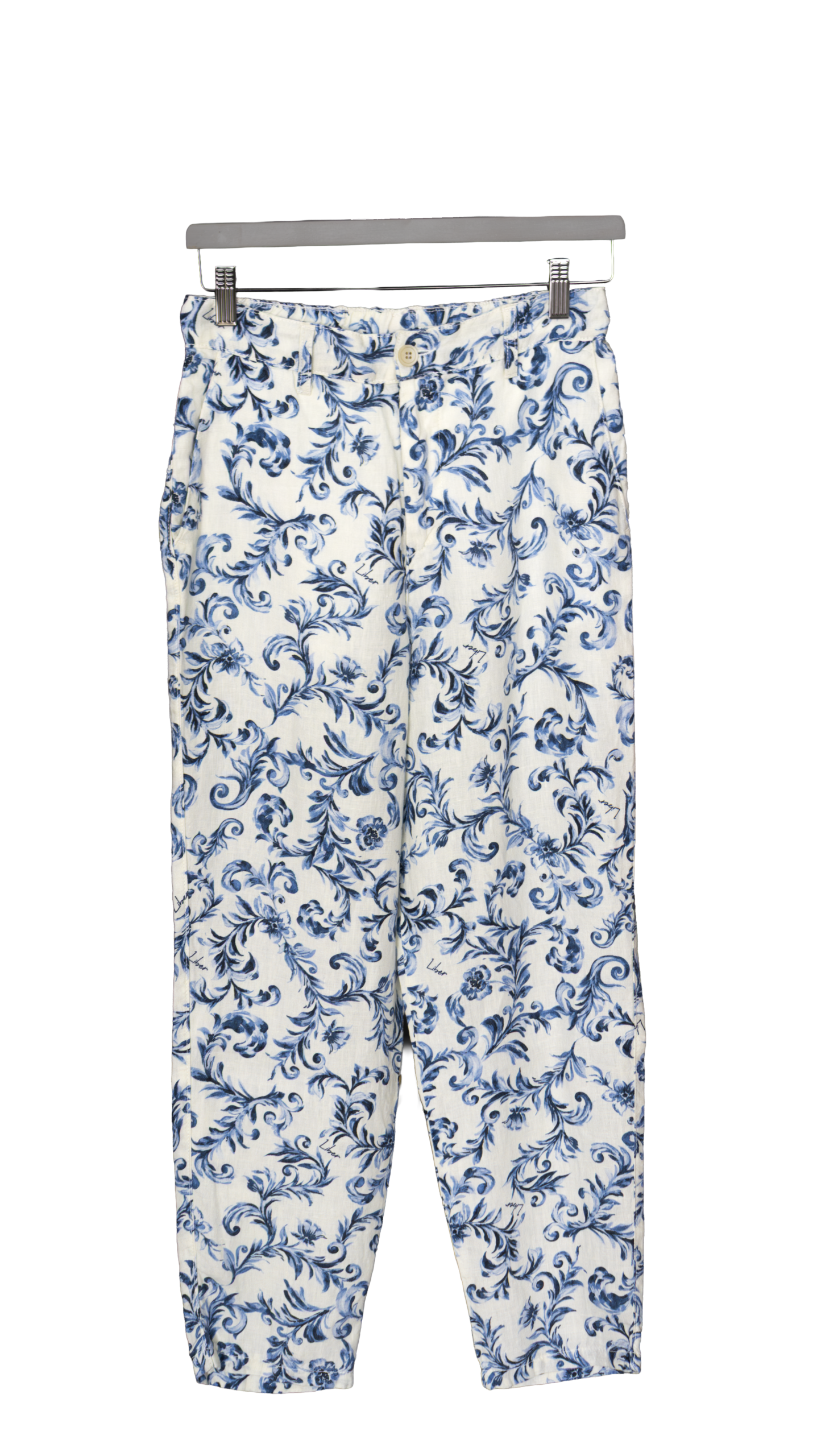 Calça de Linho Estampada