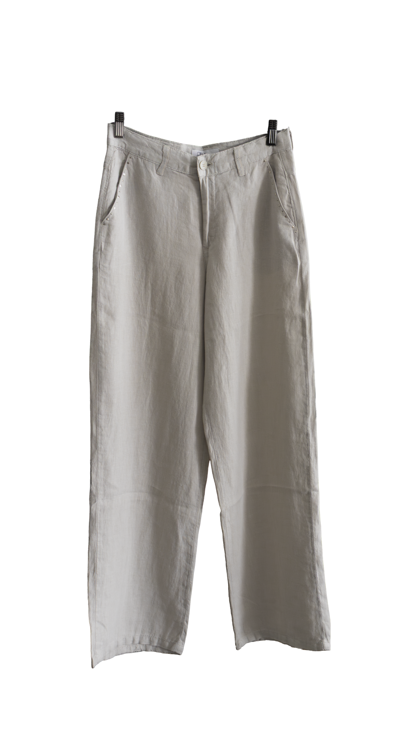 Linen Wide-Leg Trousers - Image 2